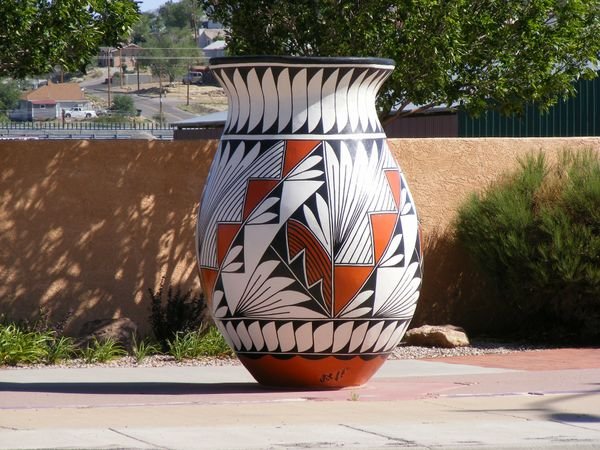 concrete "pottery" in Gallup