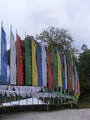 prayerflags at Pemyangtse