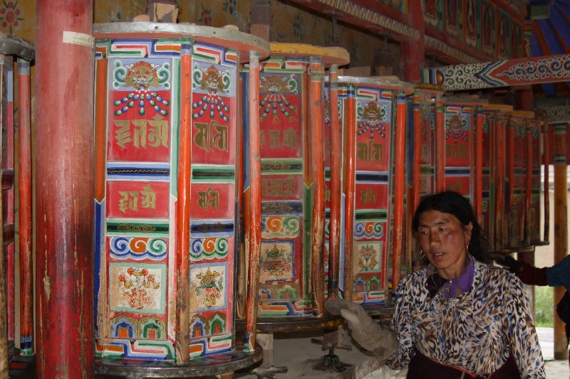 Prayer Wheels at Labrang Monastery