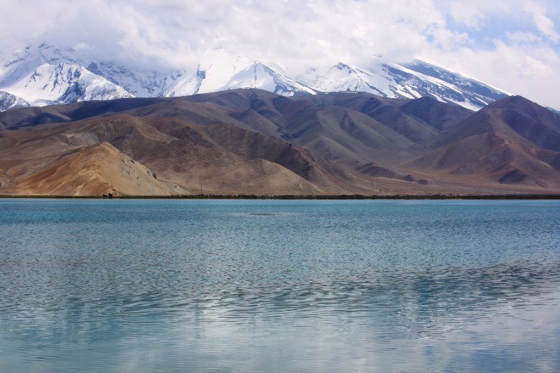 Beautiful Kara Kul lake