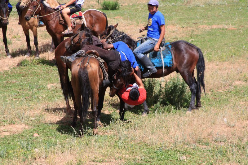 Kyzyl-Oi  - Horse 'wrestling'
