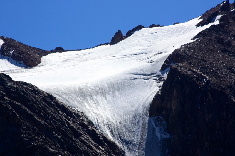 Glacier view on Shimbulak