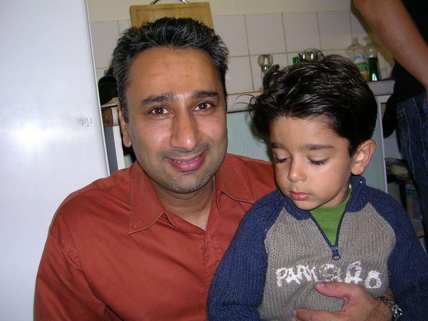 Asim and his boy!