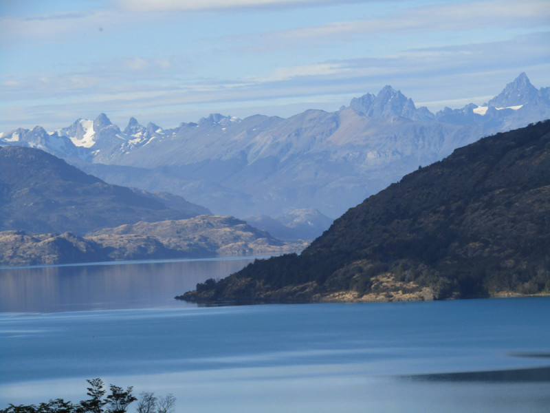Andes Towering Over Lake General Carrera