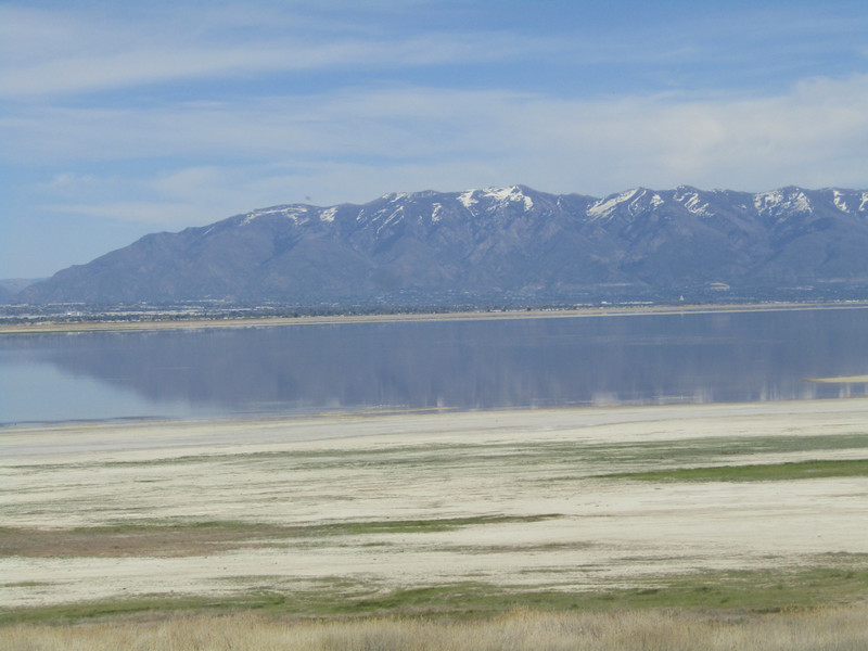 Evidence of the Retreat of the Great Salt Lake