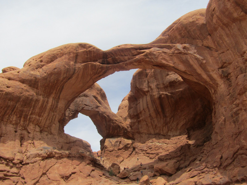 Famous Double Arch in Arches National Park