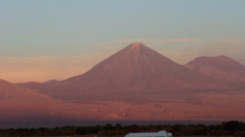 Sunset on the Licancabur Volcano