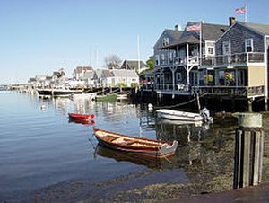 Boats Moored in Nantucket