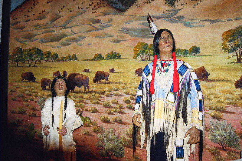 Red Indians - display in Tucker Museum