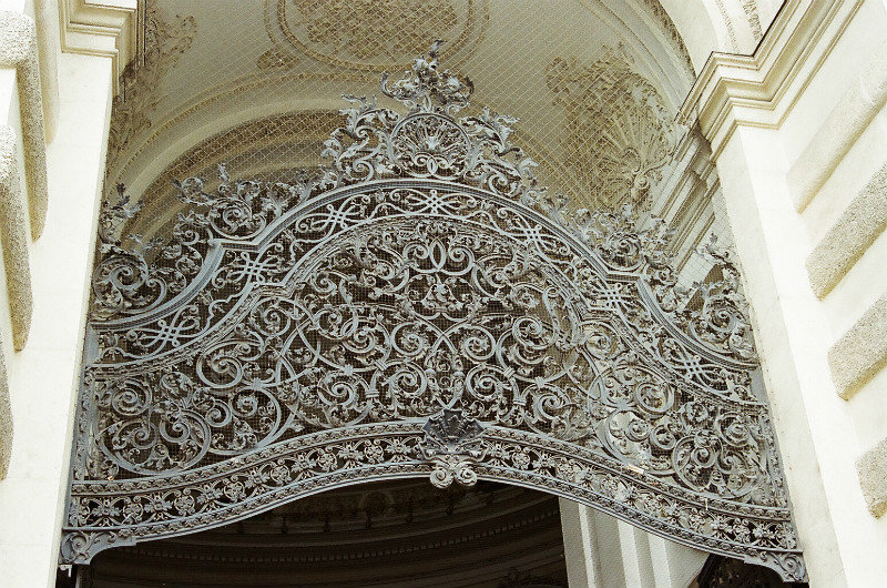 Cast iron gate, Hoffburg Palace