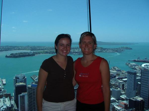 Tennille and I in the Sky Tower