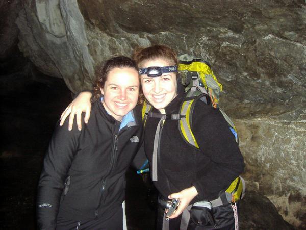 Susannah and I Spelunking!