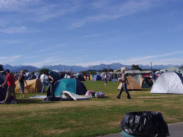 Tents at Hokatika