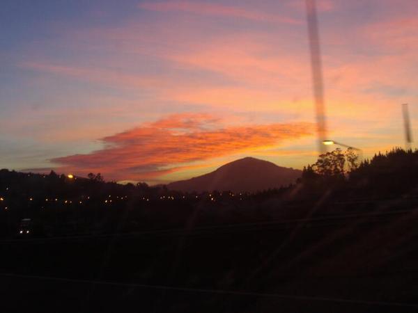  Sunset on the way to Wanaka