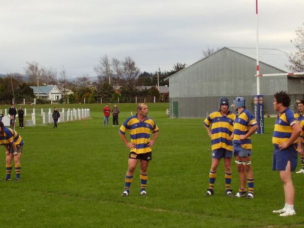 Anton Oliver playing for Toko Rugby.