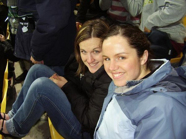 Jo and I at the game!