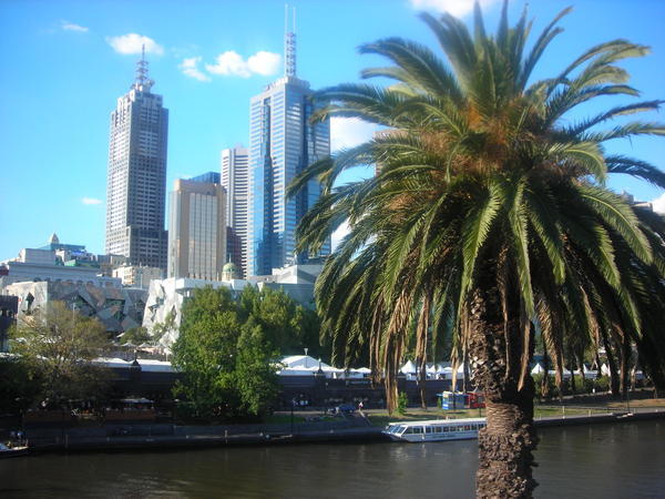 Melbourne by the Yarra River