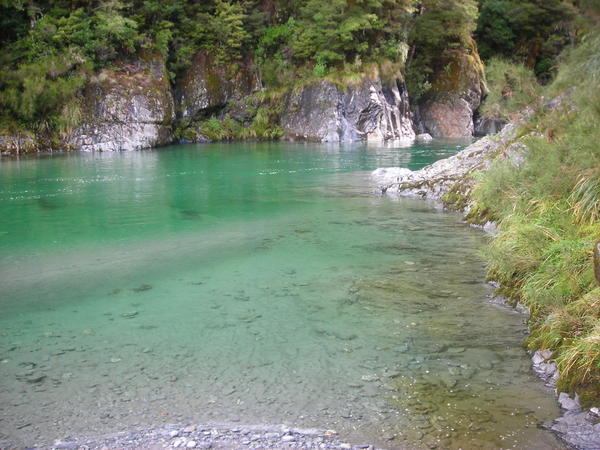 The Blue Pools....the water was even colder than it looks