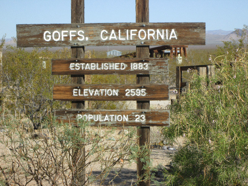 Goffs - desert town and deserted