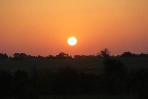 6:30 am sunrise 10 miles outside Coffeyville, Kansas