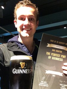 Crafted the Perfect Pint of Guinness