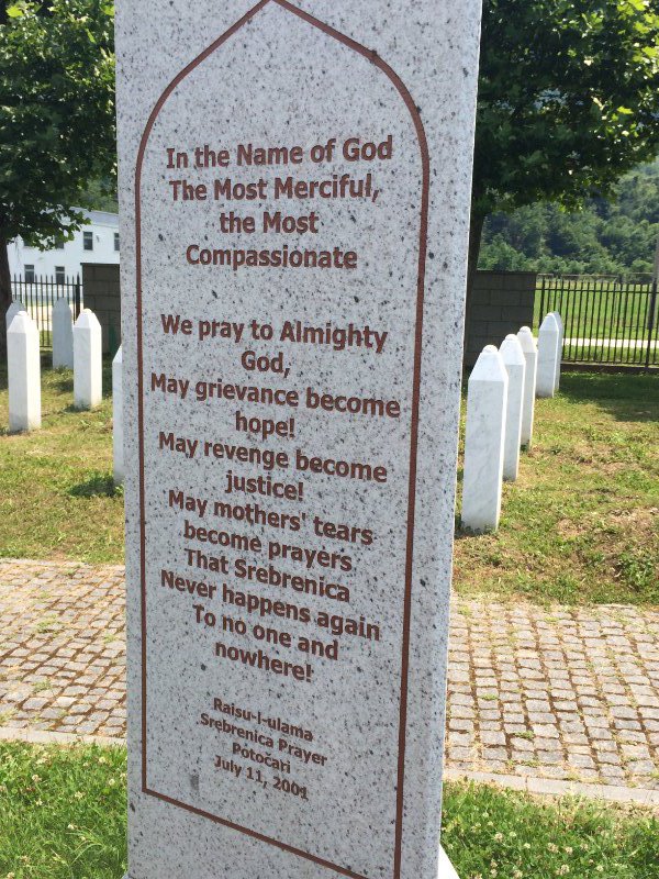 Prayer for Srebrenica
