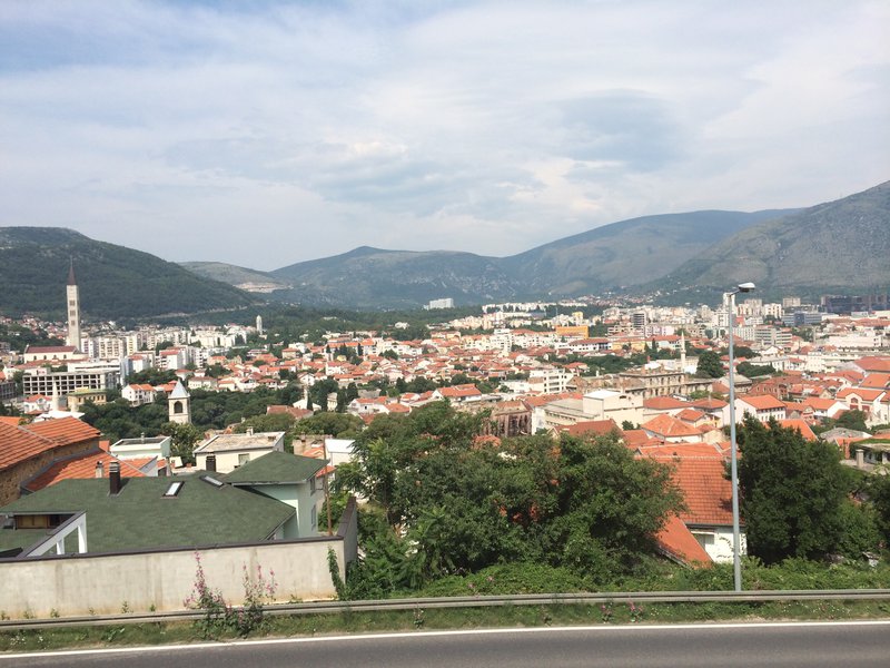Mostar from above