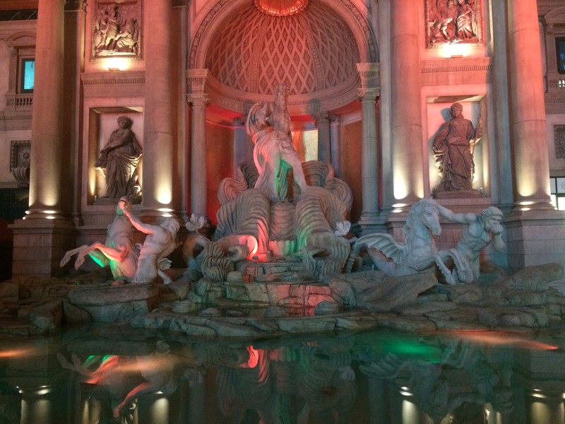 The Trevi Fountain?