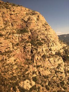 the rocks from the gondola