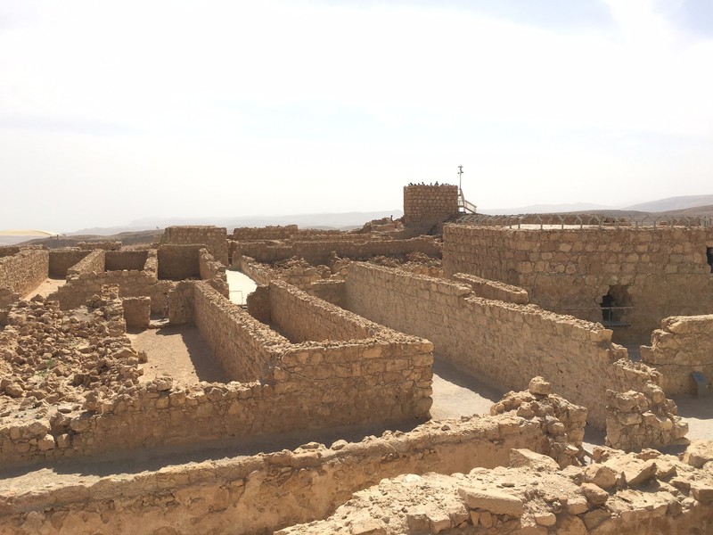 The main building at Masada