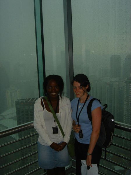 The Happy Couple at the Petronas Towers