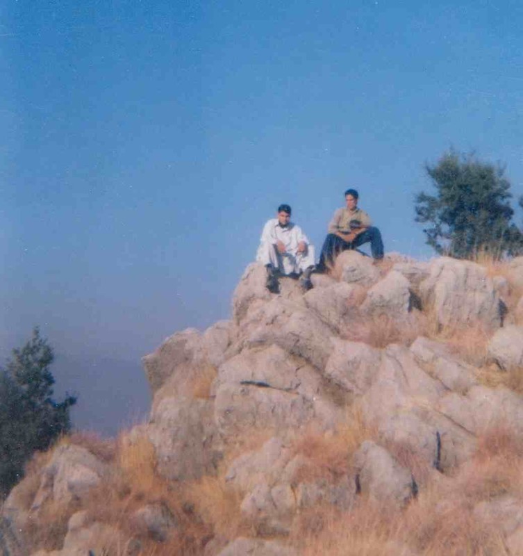 Perched on the summit-ridge