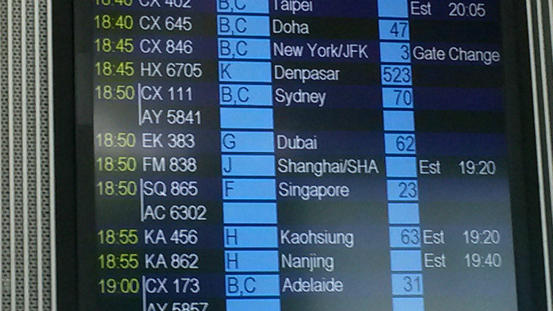 Flight EK383, stopping over at Dubai