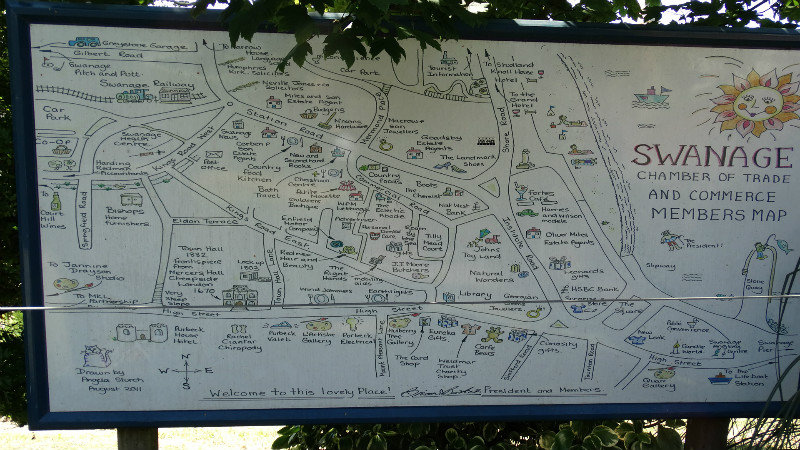 Tourist guide map