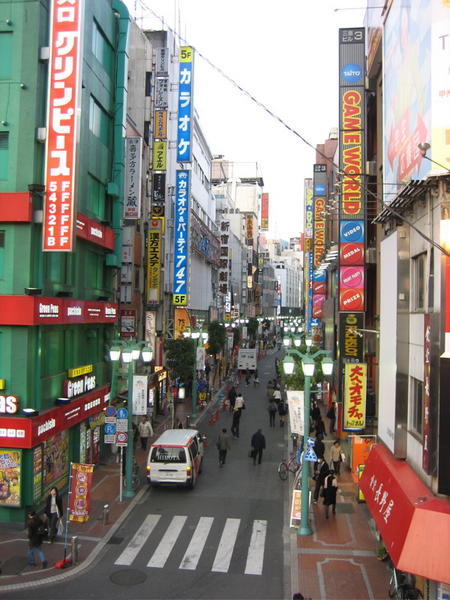 Shinjuku streets during the day