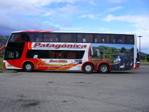 Flashy Argentinian buses