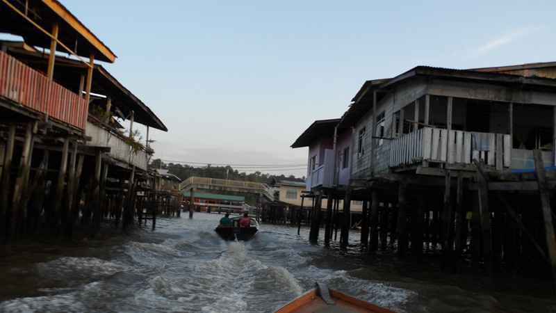 Fast water travel through Kampung Ayer
