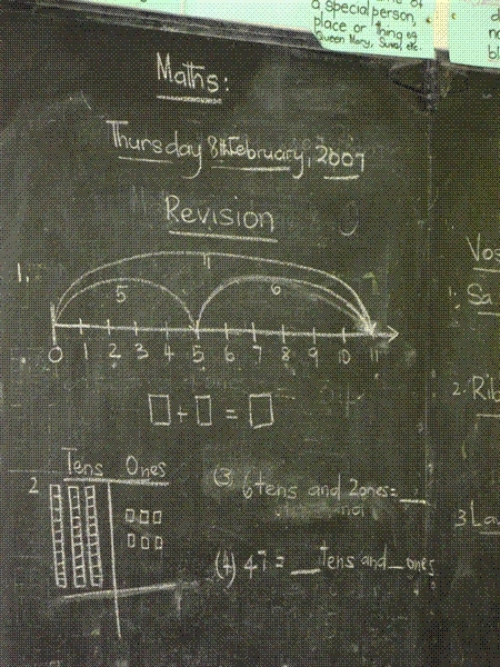 Village School Chalkboard