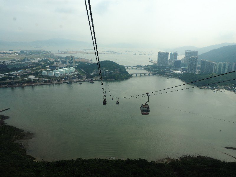 Looking back to Tung Chung