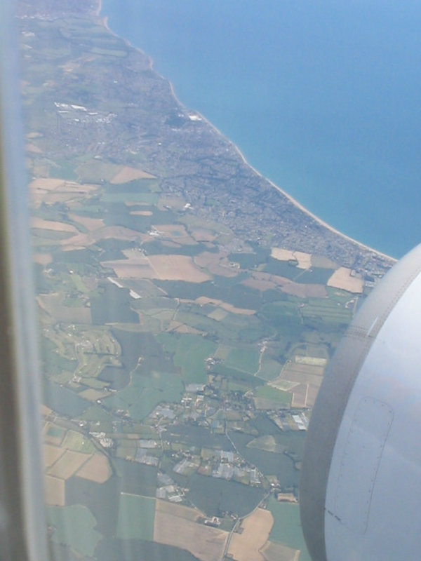 Out of the plane window returning from Majorca