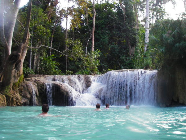 Swimming time Kouang Si Waterfall
