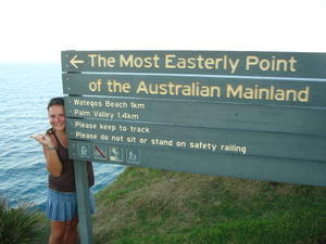 Most Eastlery point in Oz