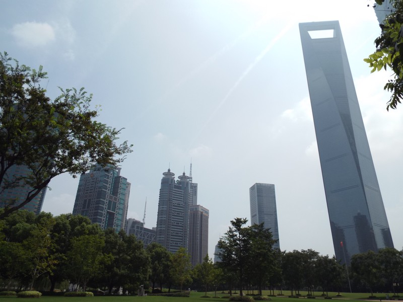 World financial centre (the one that looks like a bottle opener)