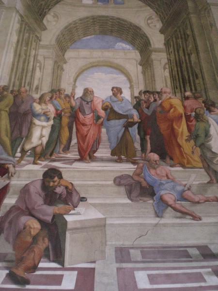 Part of a fresco by Raphael