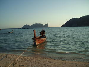 Long Tail Boats on Koh Phi Phi