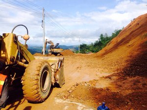 The road to Vang Vieng 