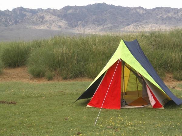 My tent...