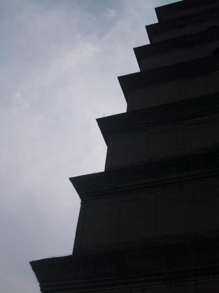 A dramatic look of the pagoda
