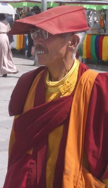Happy monk at Barkhor