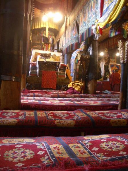 The chair of the Panchen Lama